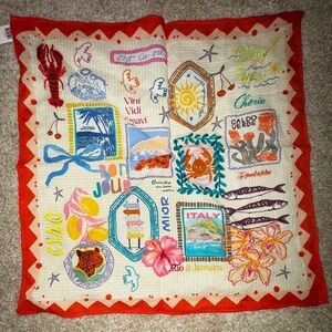 Anthropologie Multicolor Patterned Scarf